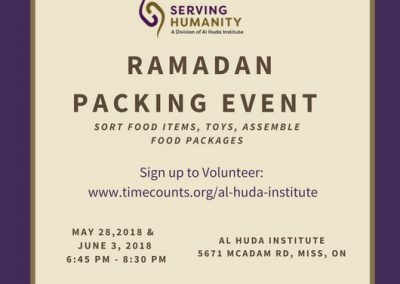 Ramadan Packing Event 2018