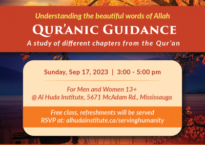 Quranic Guidance September 2023