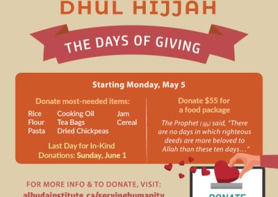 Dhul Hijjah Food Drive 2025