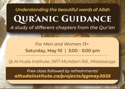 Quranic Guidance May 2025